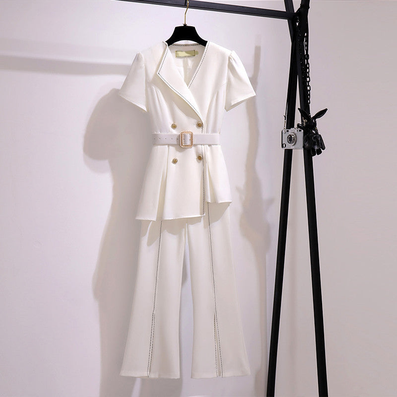 Ensemble deux pièces de style occidental pour femmes