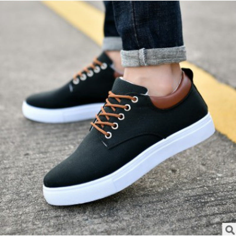 Casual Canvas Men's Winter Sneakers Flat Shoes