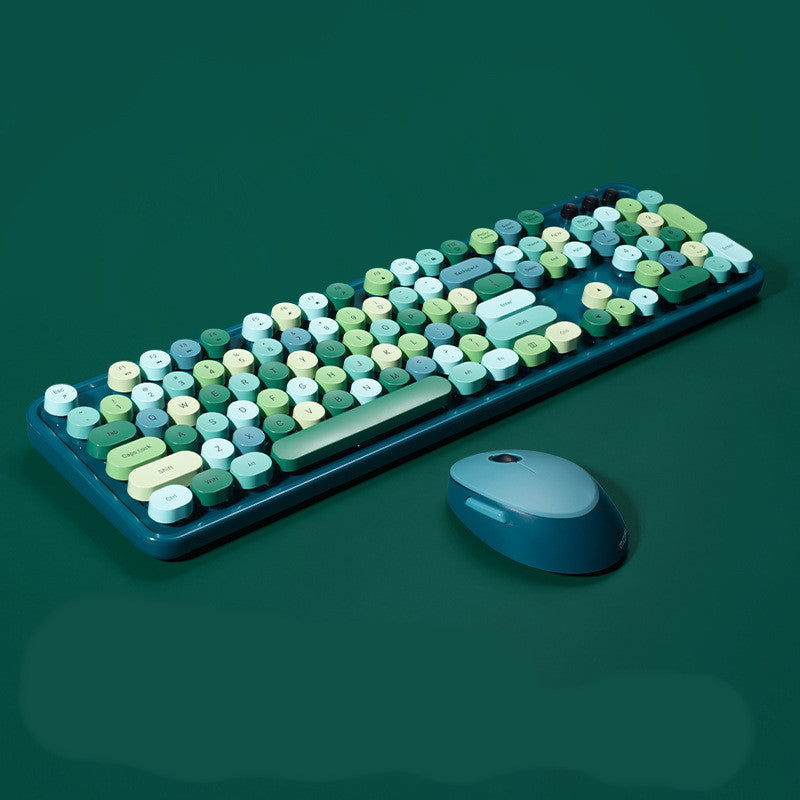 Ensemble clavier et souris sans fil pour la saisie au bureau (filles)
