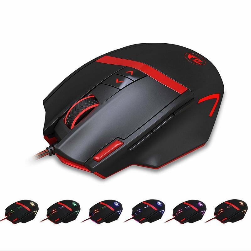 Souris de jeu filaire/sans fil Redragon Red Dragon Mammoth