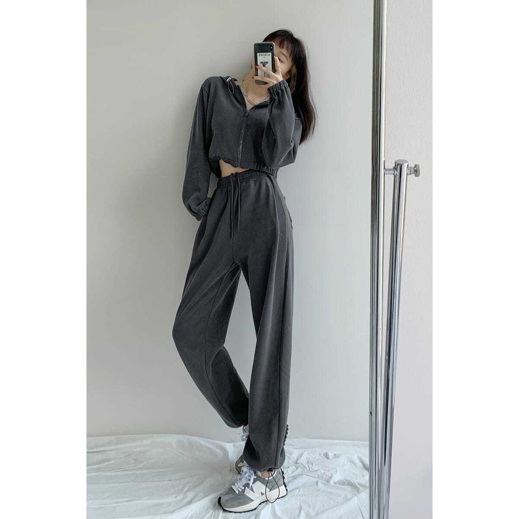 Women’s Casual Loose Sweatpants with Drawstring and Pockets for Spring Summer Autumn
