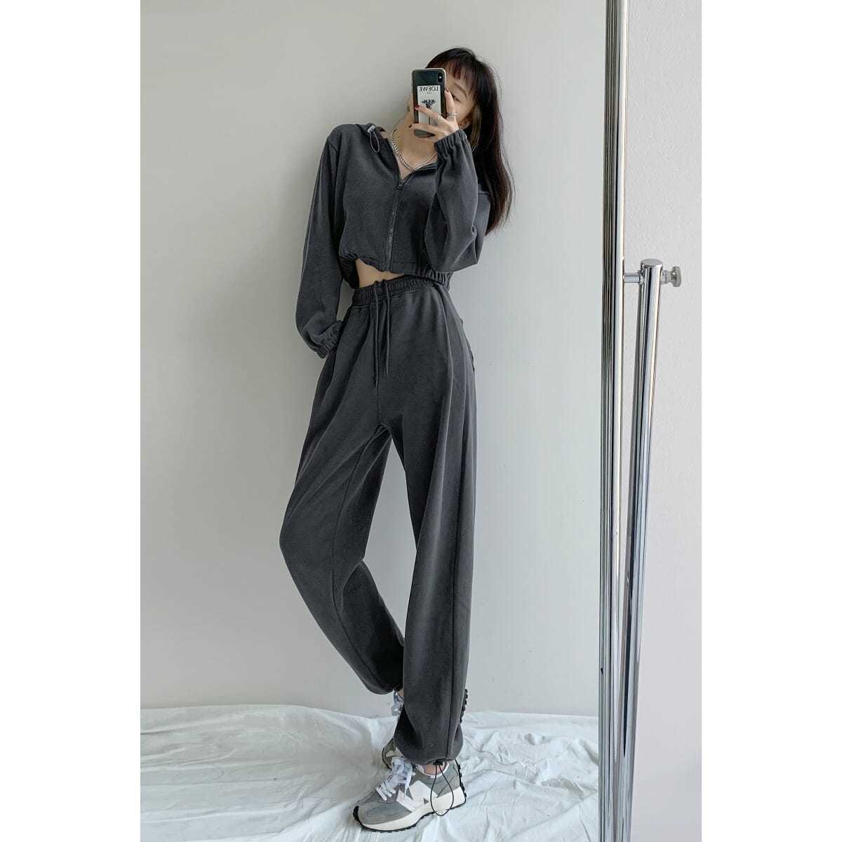 Women’s Casual Loose Sweatpants with Drawstring and Pockets for Spring Summer Autumn