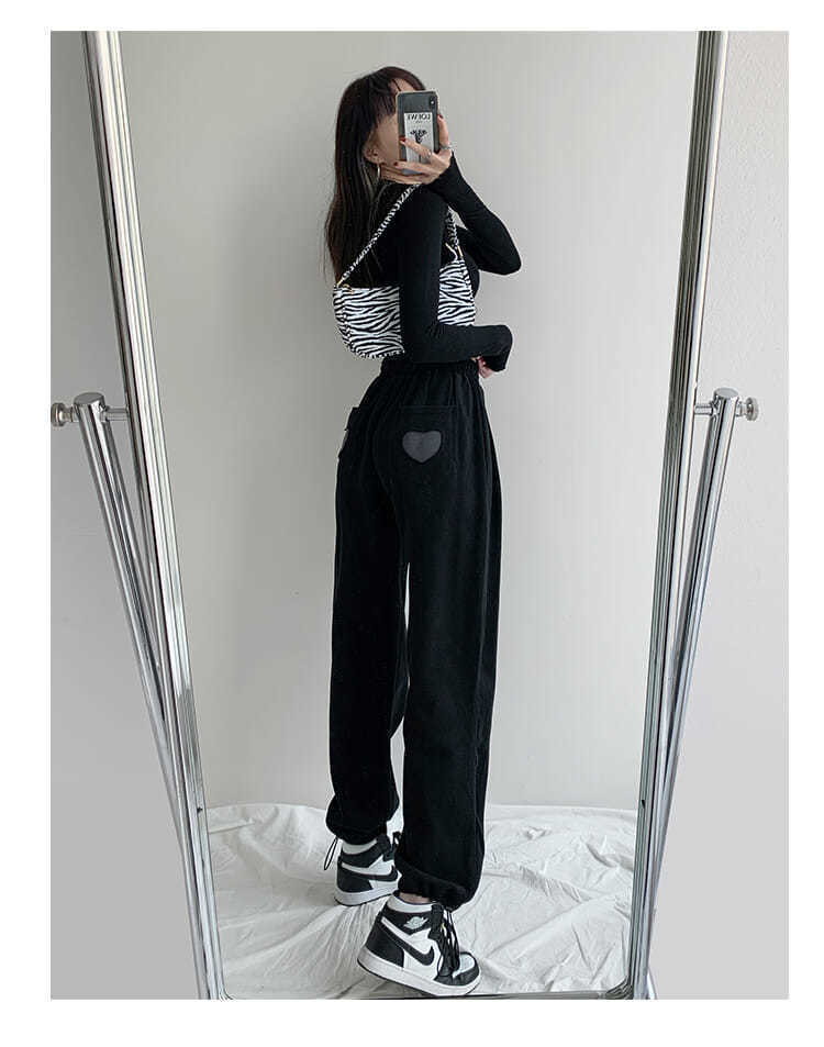 Women’s Casual Loose Sweatpants with Drawstring and Pockets for Spring Summer Autumn