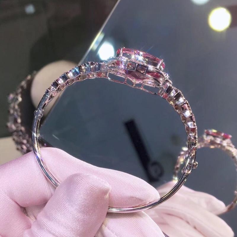 Bracelet coréen de style royal avec cuivre et diamants