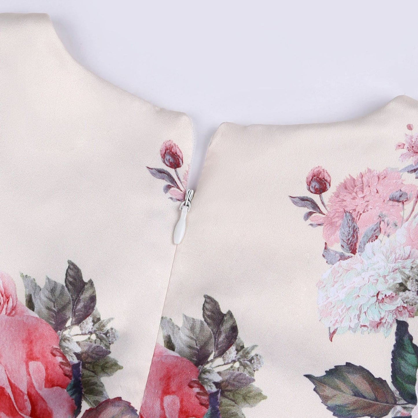 New Children Wedding Dress Rose Print Princess Birthday Party Show New Year Bow