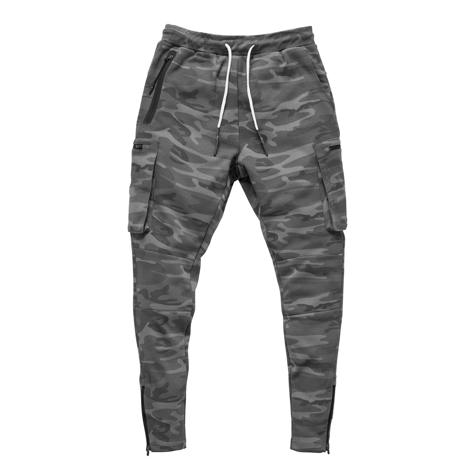Men's Sports Fitness Trousers with Hanging Towel Pocket
