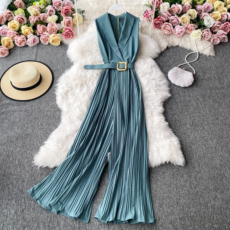 Retro Wide-Leg High Waist Flared Pants