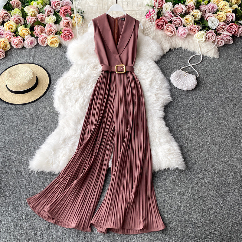 Retro Wide-Leg High Waist Flared Pants