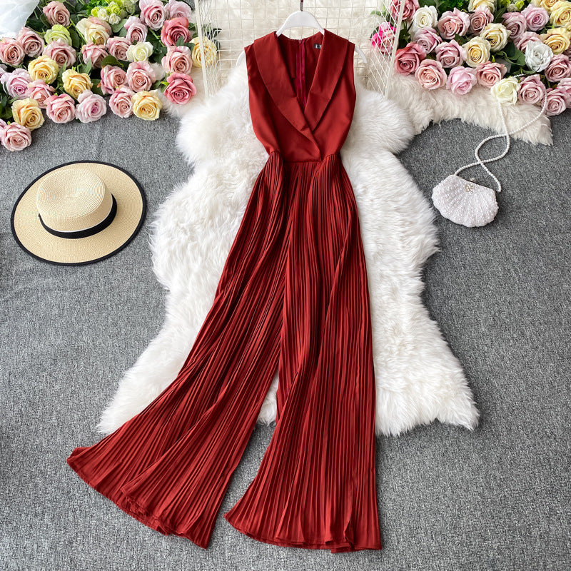 Retro Wide-Leg High Waist Flared Pants