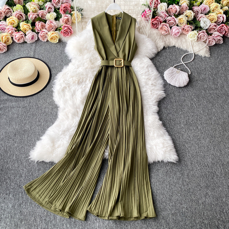 Retro Wide-Leg High Waist Flared Pants