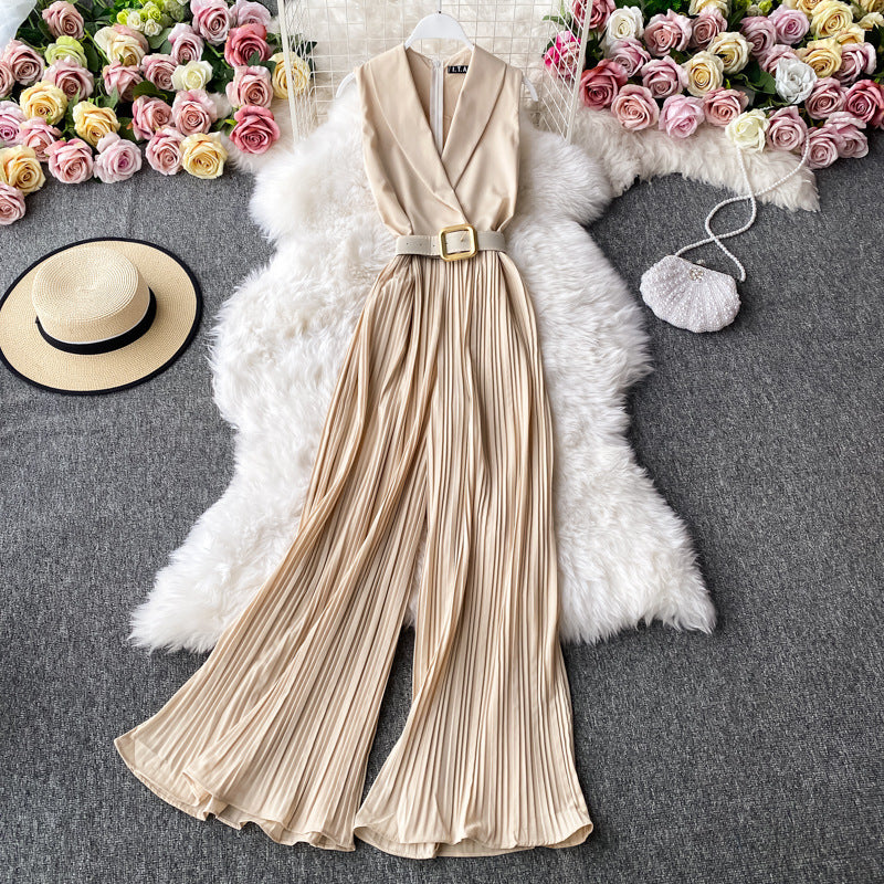 Retro Wide-Leg High Waist Flared Pants