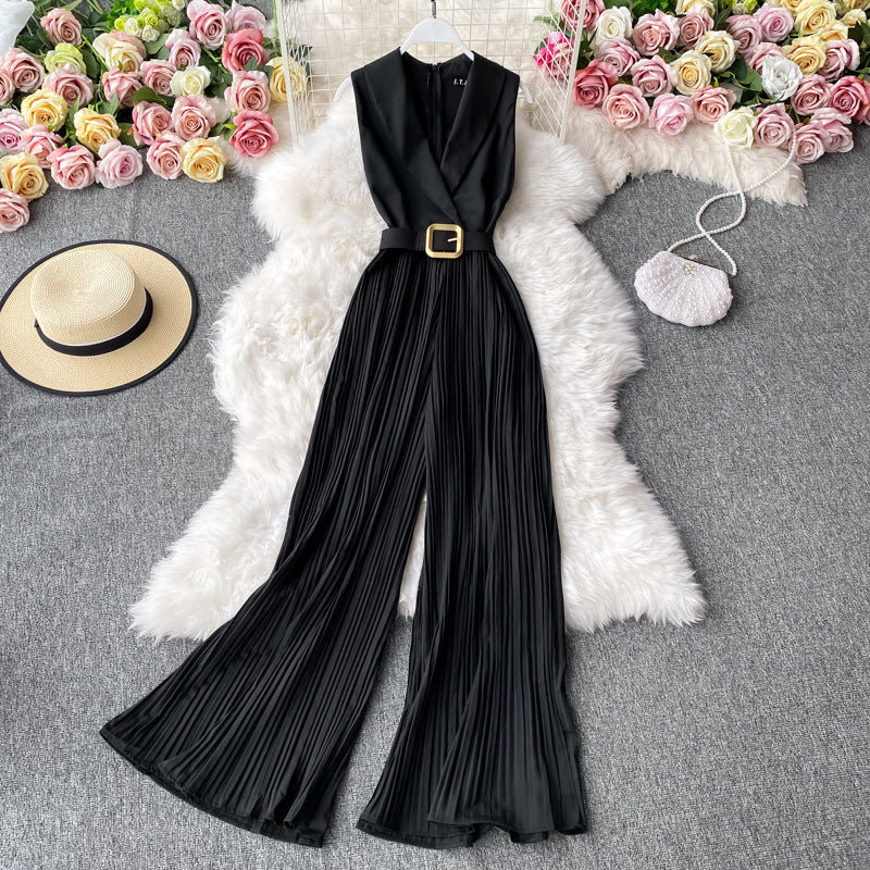 Retro Wide-Leg High Waist Flared Pants