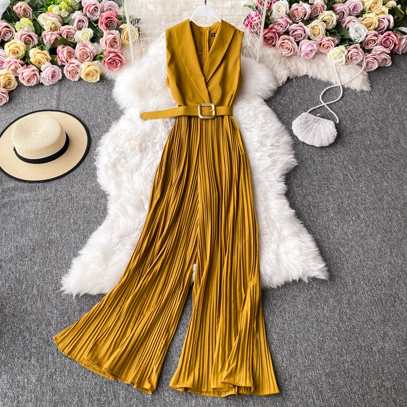Retro Wide-Leg High Waist Flared Pants
