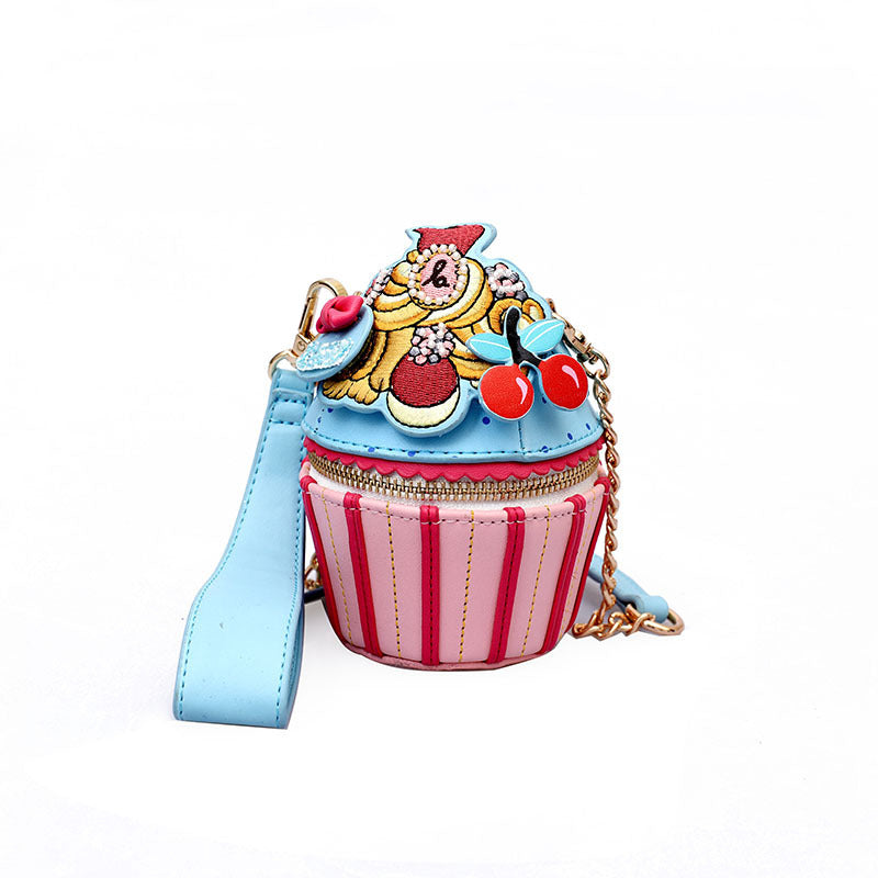 Creative Ice Cream Chain Crossbody Messenger Bag for Women