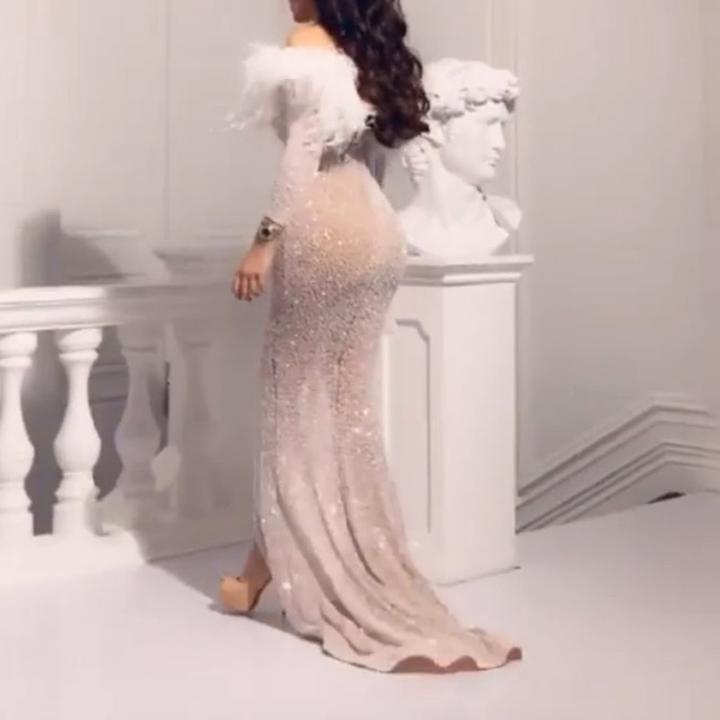 Sexy Silver Sequin Bandage Party Dress for Ladies S-XXL