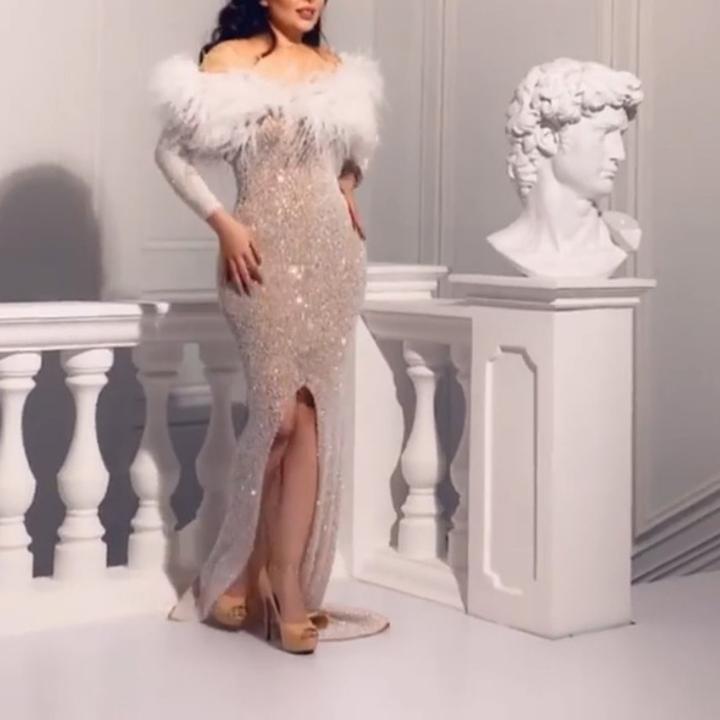 Sexy Silver Sequin Bandage Party Dress for Ladies S-XXL