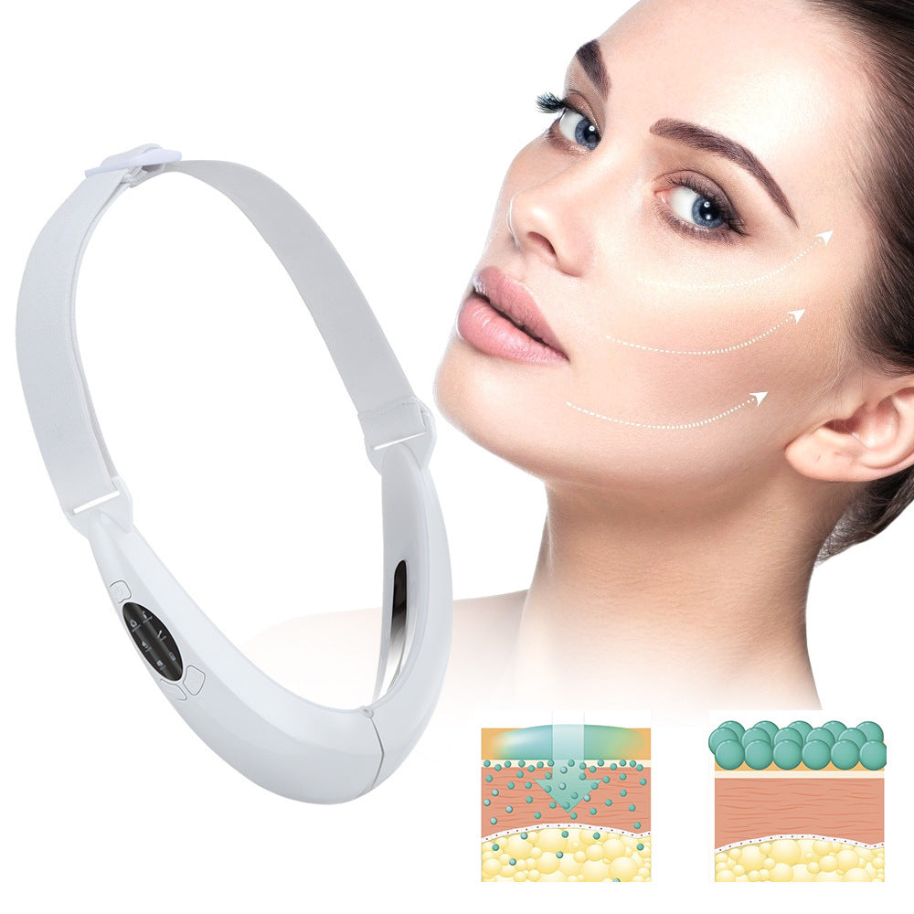 Appareil de beauté multifonctionnel pour le lifting et l'amincissement du visage avec thérapie infrarouge et lumière bleue