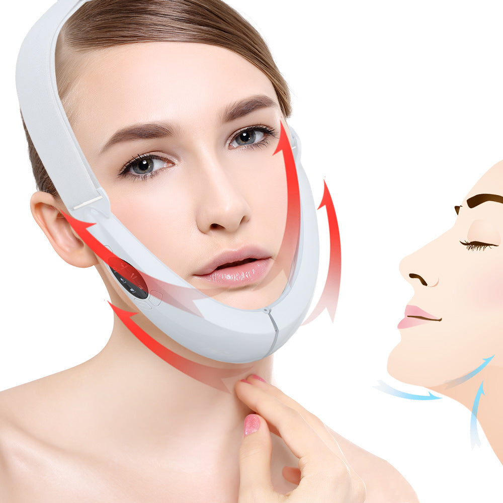 Appareil de beauté multifonctionnel pour le lifting et l'amincissement du visage avec thérapie infrarouge et lumière bleue