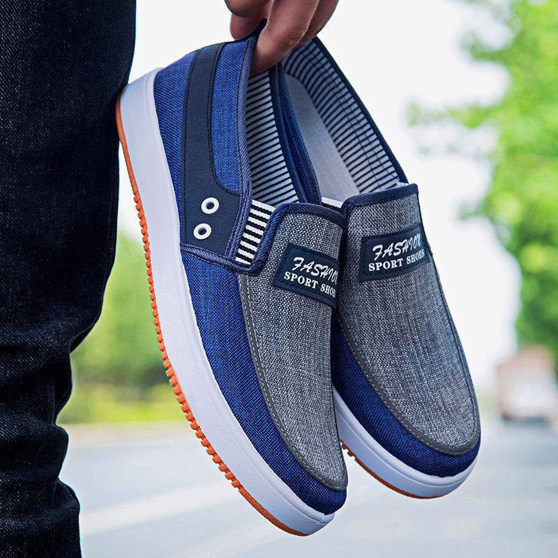 Canvas Shoes Men's Shoes Non Slip Wear Resistant Low Top Sneakers