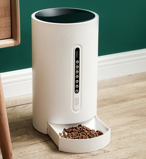 Distributeur automatique de nourriture intelligent pour animaux de compagnie, capacité 4,6 L avec minuterie
