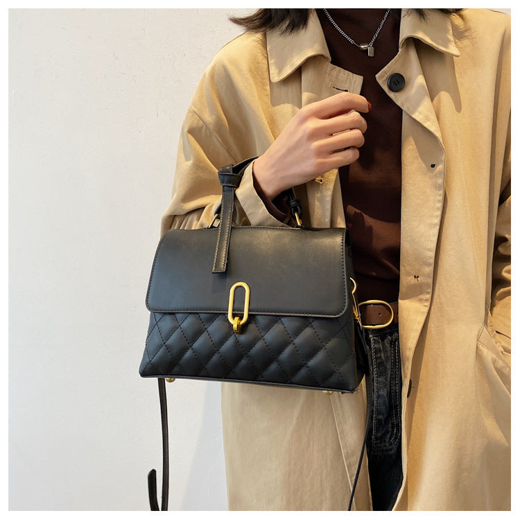 Trendy Bag Large-capacity Fashion Rhombus Handbag