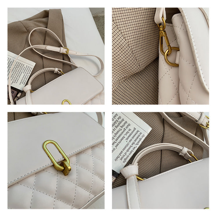 Trendy Bag Large-capacity Fashion Rhombus Handbag