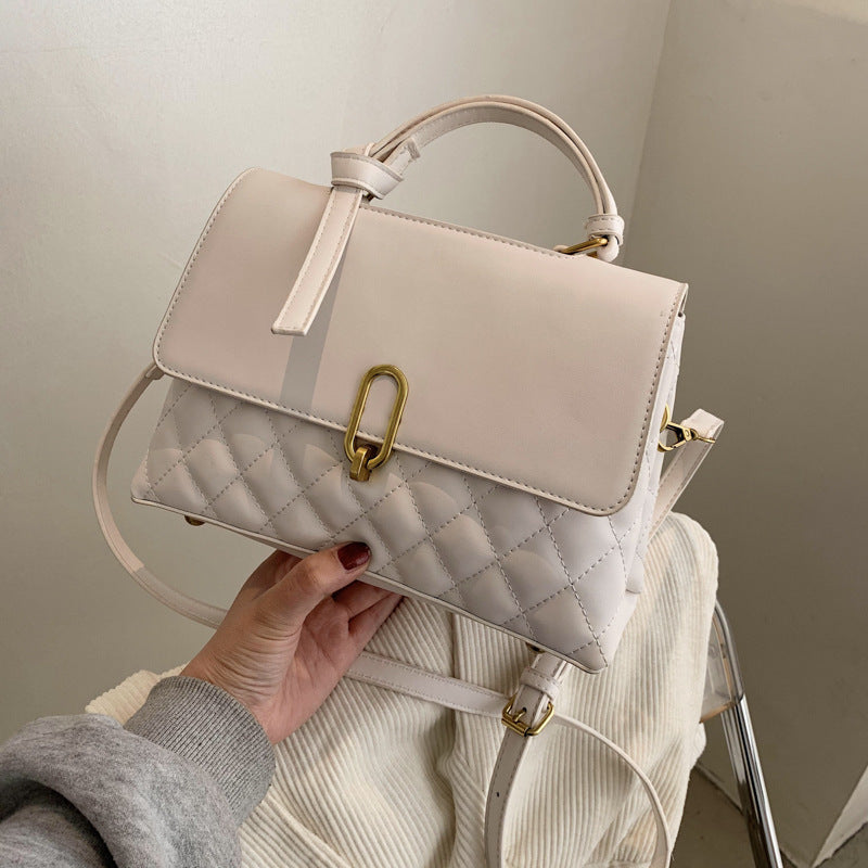 Trendy Bag Large-capacity Fashion Rhombus Handbag