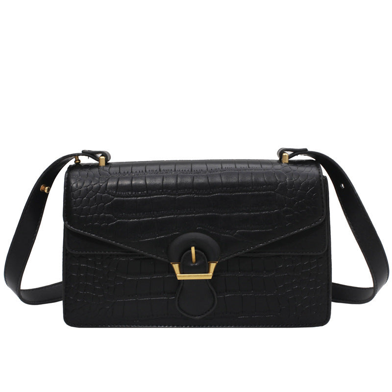 PU Small Square Magnetic Buckle One Shoulder Messenger Bag for Women