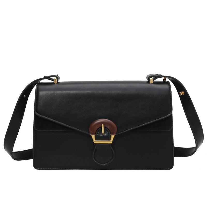 PU Small Square Magnetic Buckle One Shoulder Messenger Bag for Women