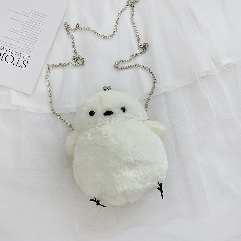 Cute Animal Velvet Plush Shoulder Bags for Women
