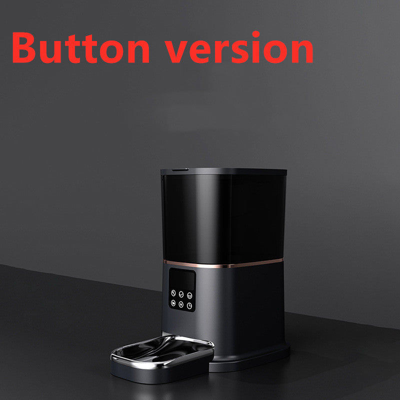 Smart Automatic Pet Feeder with WiFi – Black & White Options