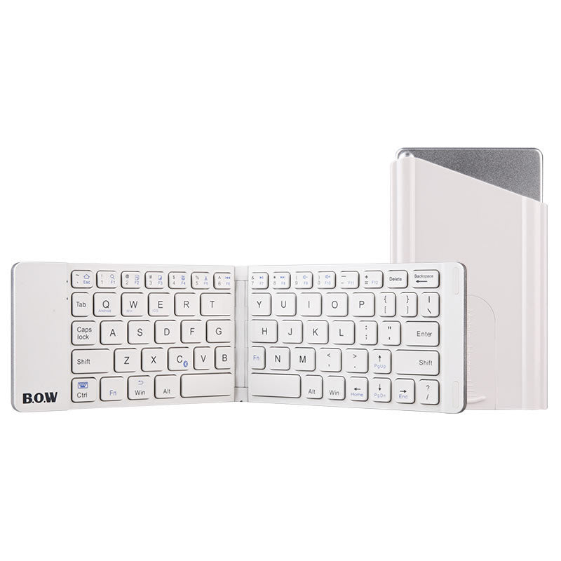 Folding Bluetooth Keyboard and Mouse Set Wireless Portable Mute Keyboard for Business Travel