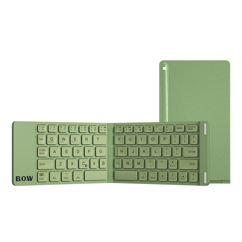 Folding Bluetooth Keyboard and Mouse Set Wireless Portable Mute Keyboard for Business Travel