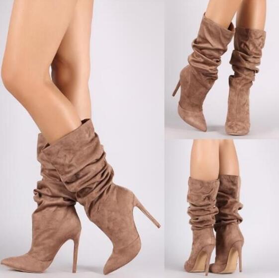 Bottes à talons aiguilles grandes tailles