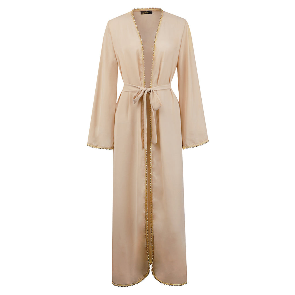 Robe cardigan bandage robe musulmane