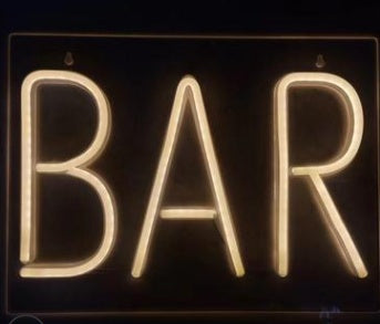 LED Neon Light with Acrylic Back Panel USB Powered Room Night Decoration