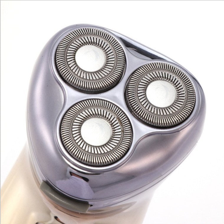 Three-Head Floating Beard Razor Electric Shaver ES-168 220V 4W