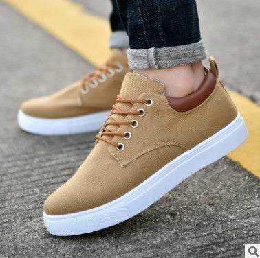 Casual Canvas Men's Winter Sneakers Flat Shoes