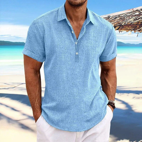 Men's Business Casual Cotton Blend Lapel Cardigan