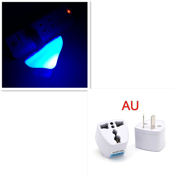 Mushroom LED Night Light with Sensor Warm White EU US Plug Wall Socket Lamp