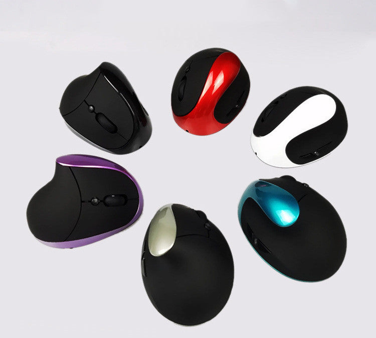 Ergonomic Vertical Wired Mouse with 6 Buttons and Adjustable DPI