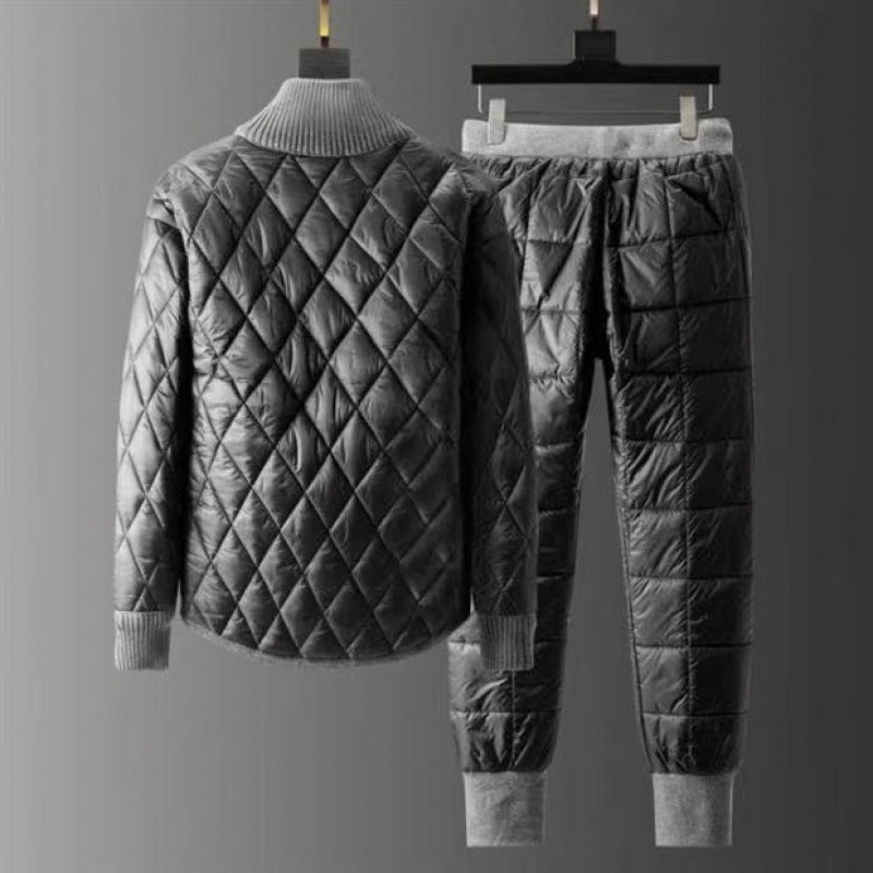 Men's Outdoor Turtleneck Pullover Down Cotton-Padded Jacket