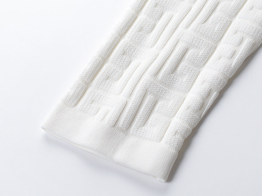 Classic Style Advanced Sense Gold Buckle B Letter Two-piece Set Skirt Suit