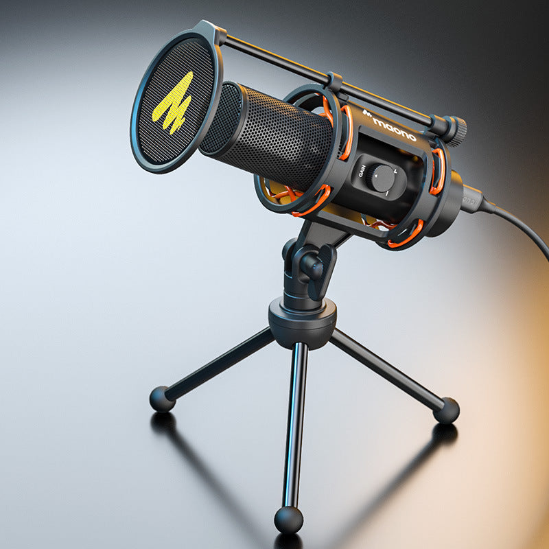 Wired Metal Recording Microphone for Mobile Phone & Computer