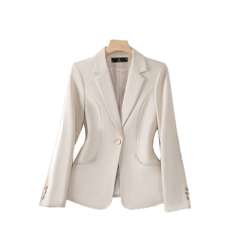 Veste de tailleur slim décontractée pour femme