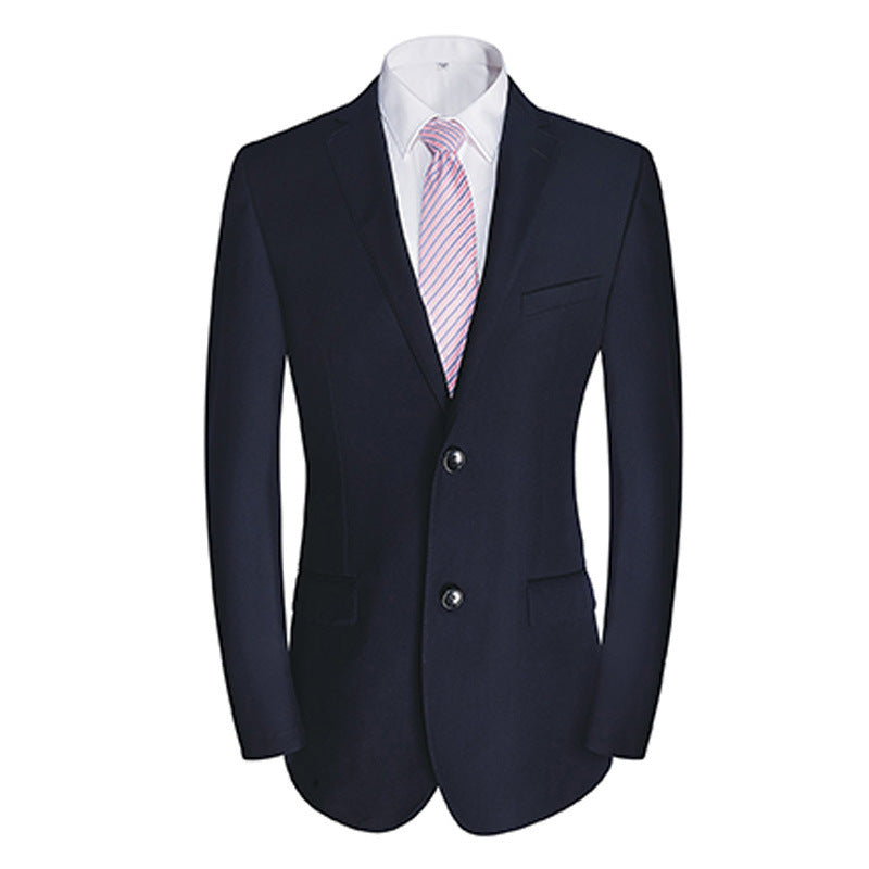 Men's Slim Wool Casual Business Suit - England Style