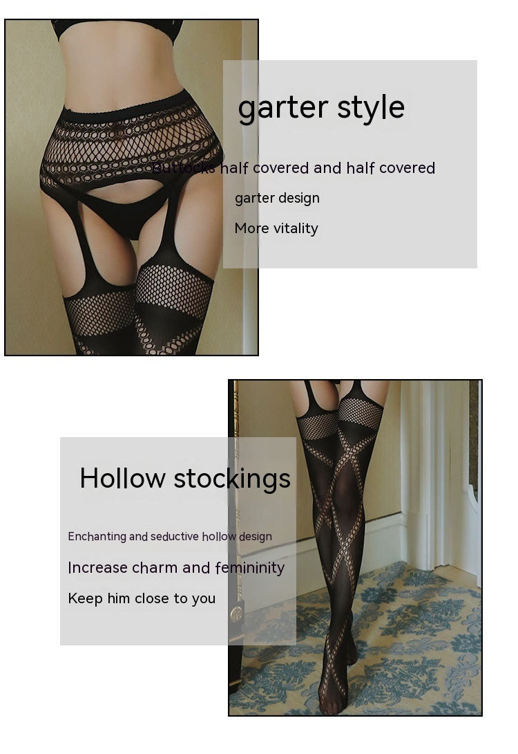 Body Stockings Fishnet Clothes Garter Belt Suit