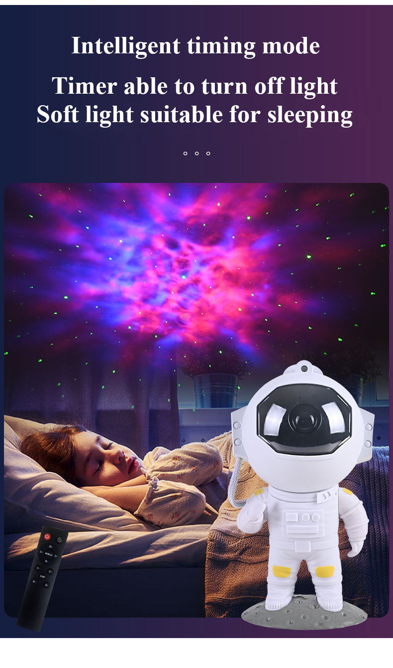 Galaxy Star Projector Astronaut Night Light Lamp for Bedroom Decor and Gifts