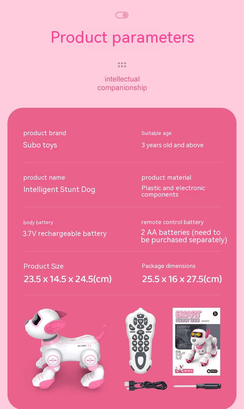 Stunt Electric Remote Control Intelligent Robot Dog