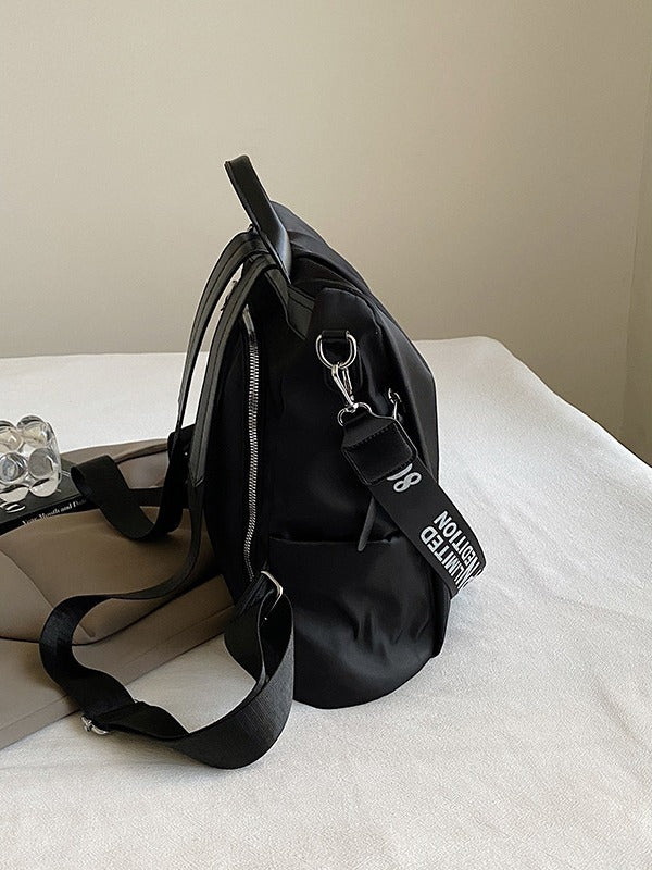 Women’s Large Capacity Trendy Backpack Waterproof PU 32x31x14cm